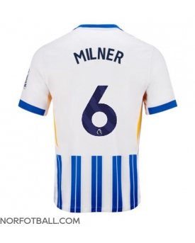 Billige Fotballdrakt Brighton James Milner #6 Replika Hjemmedrakt 2024-25 Kortermet